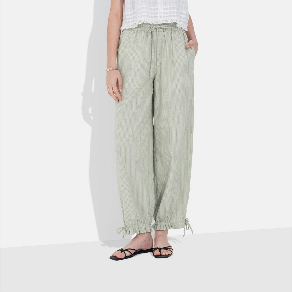 Wild Fable Women's High-Rise Cropped Wide Leg Balloon Pants: $35