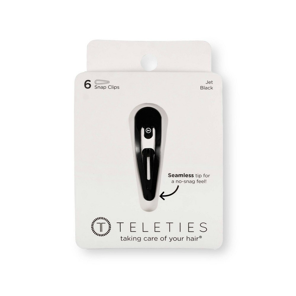 Teleties Seamless Snap Hair Clips 6-Pack: $8.99