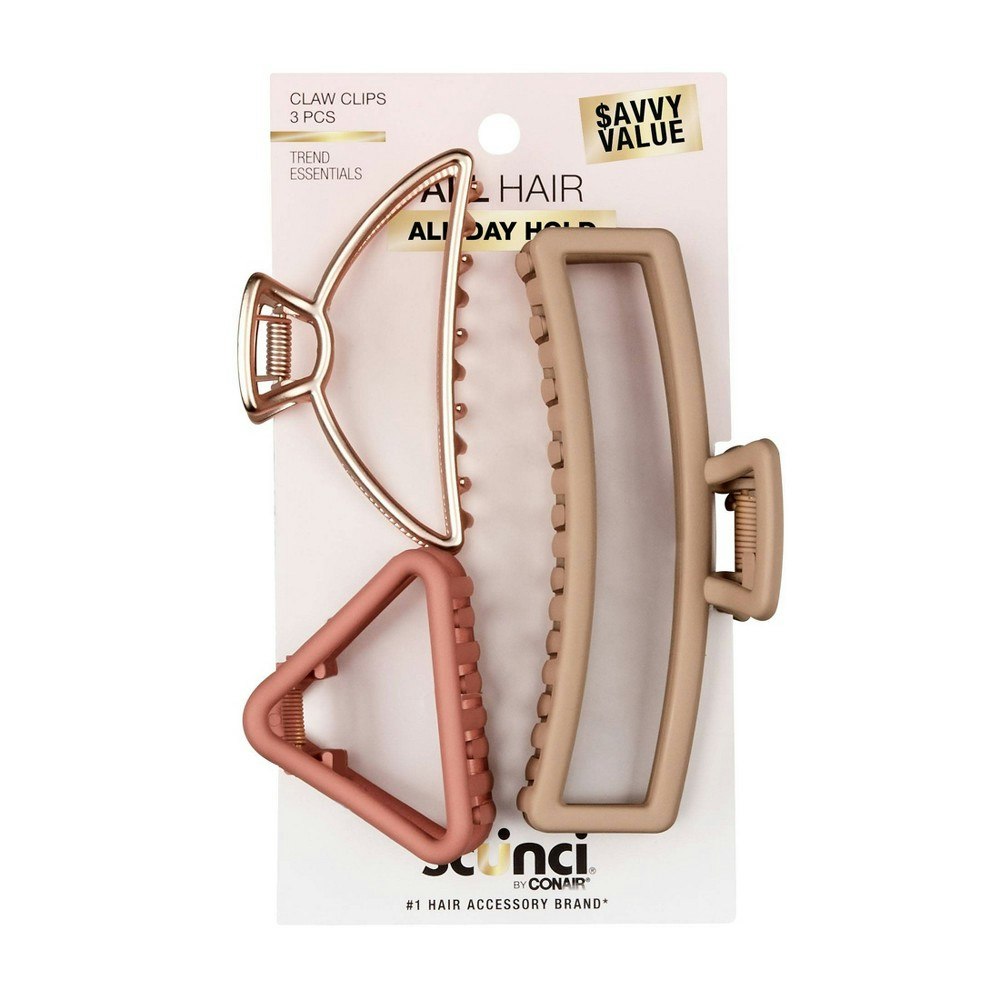 scünci Open Cut Claw Clips 3-Pack: $9.99