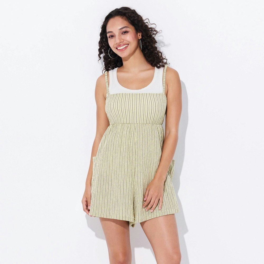 Wild Fable Women's Patch Pocket Mini Romper: $35 Wild Fable Women's Patch Pocket Mini Romper: $35