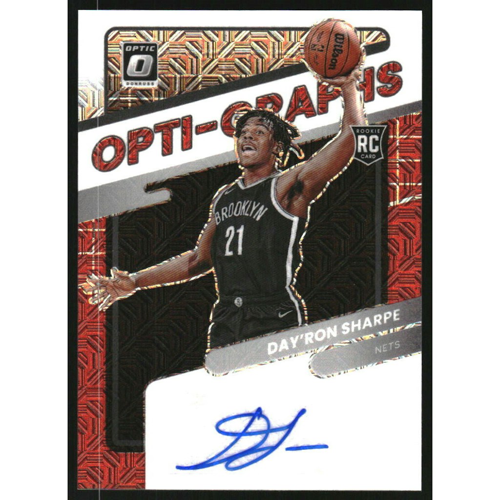 Day'Ron Sharpe 2021-22 Donruss Optic Opti-Graphs Choice Card: $13.50
