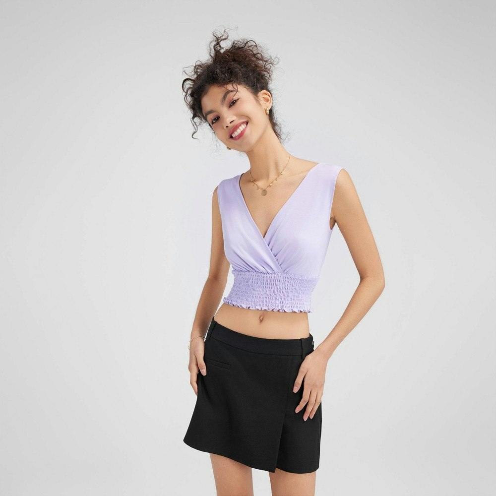 Wild Fable Women's Textured Cropped Top 3X: $25 Wild Fable Women's Textured Cropped Top 3X: $25