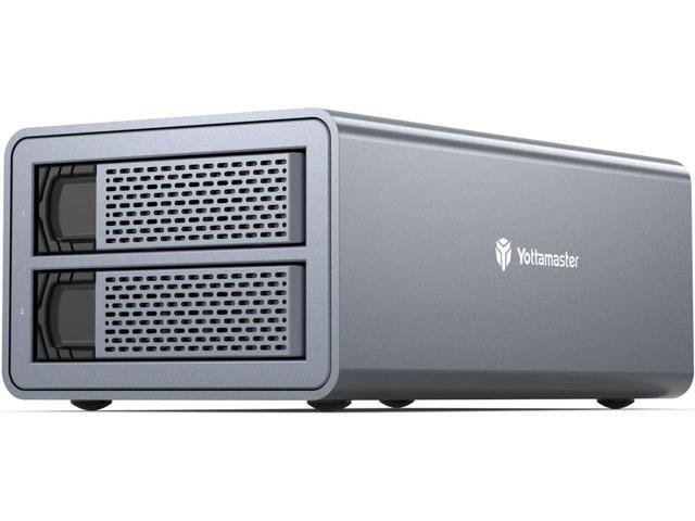 Yottamaster 2-Bay RAID External Hard Drive Enclosure: $149.99