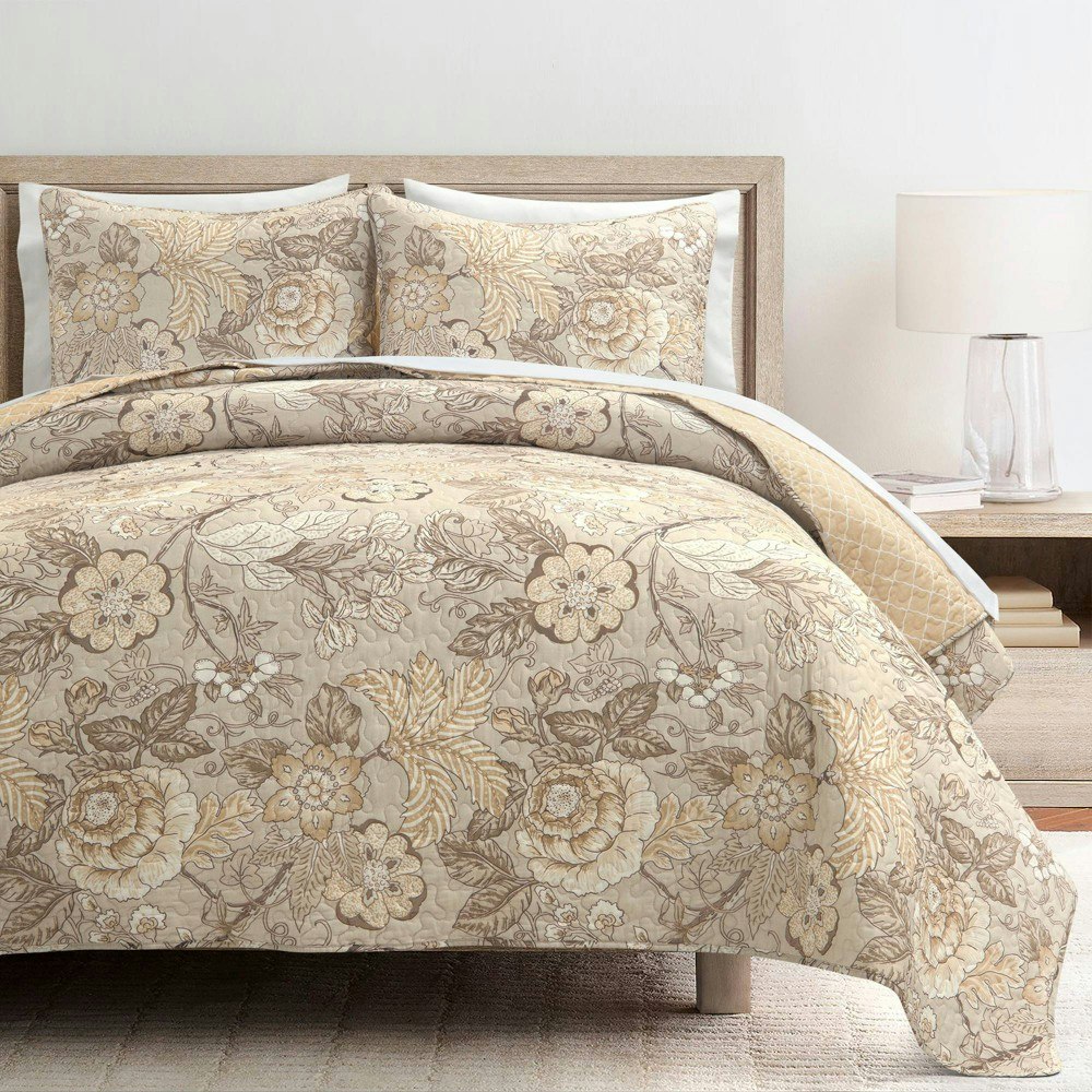 Lush Decor Sydney Full/Queen Reversible Quilt 3-Piece Set: $118.99