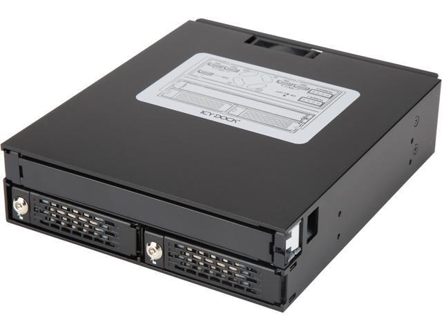 Icy Dock MB994IKO-3SB 2-Bay 2.5-Inch SAS/SATA HDD & SSD Backplane Cage: $172.77
