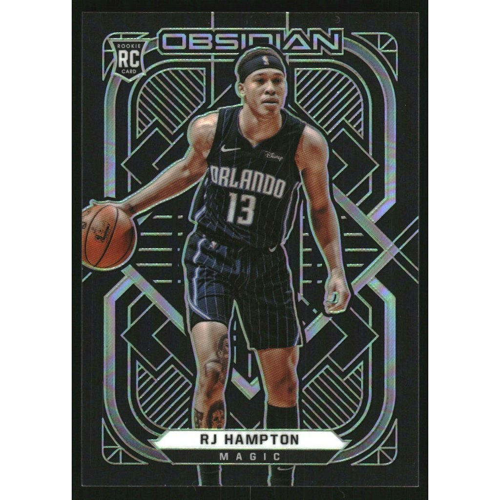 2020-21 Panini Obsidian RJ Hampton Electric Etch Green Card: $22.50