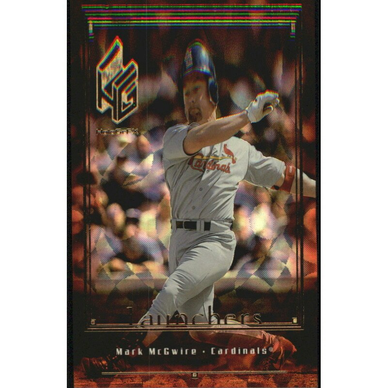 1999 Upper Deck HoloGrFX Launchers Gold Mark McGwire Card: $10.50