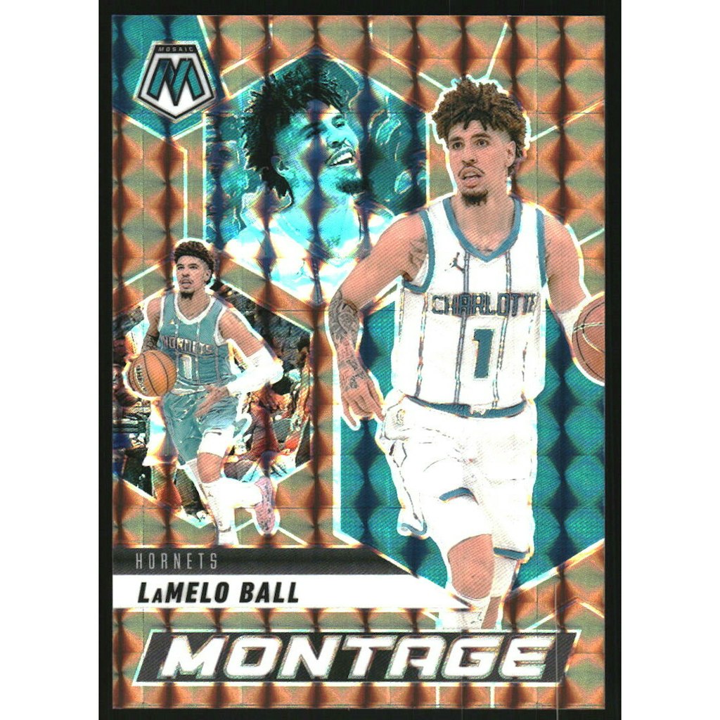 2024-25 Panini Mosaic Montage LaMelo Ball #28 Bronze Card: $13.50 2024-25 Panini Mosaic Montage LaMelo Ball #28 Bronze Card: $13.50