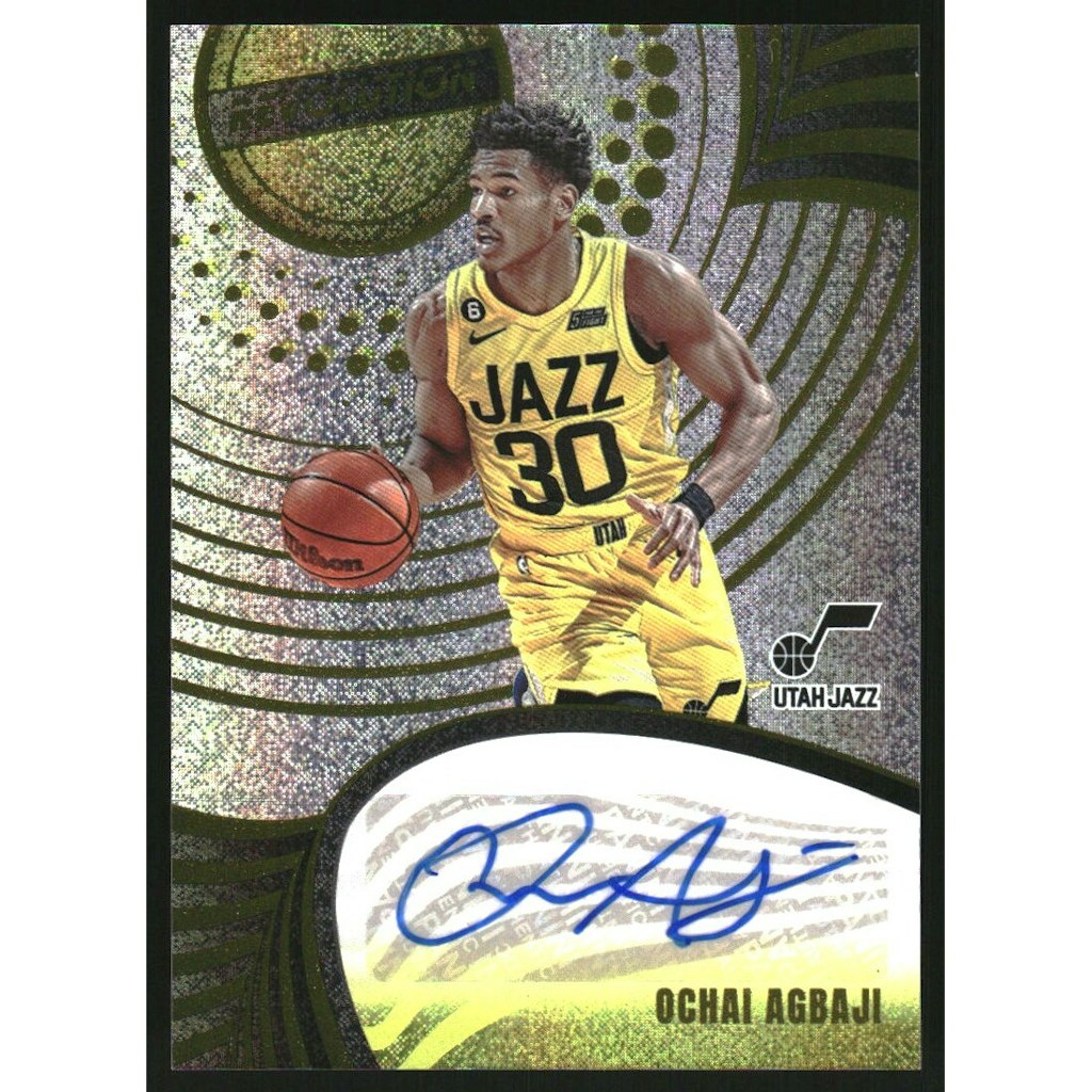2023-24 Panini Revolution Ochai Agbaji Autograph Card: $13.50