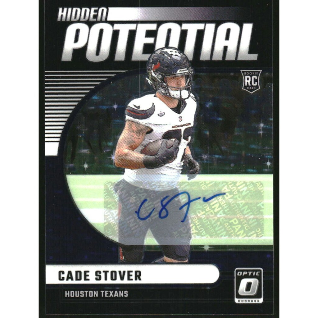 2024 Donruss Optic Hidden Potential Cade Stover Autograph Purple Stars Card: $20 2024 Donruss Optic Hidden Potential Cade Stover Autograph Purple Stars Card: $20