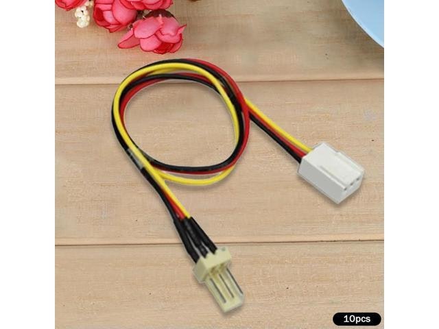 3-Pin Fan Power Extension Cable 10-Pack: $15.88