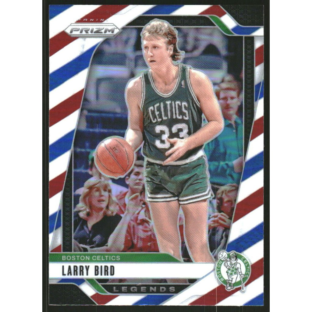 2024-25 Panini Prizm Larry Bird #299 Red White and Blue Prizm Card: $10.80