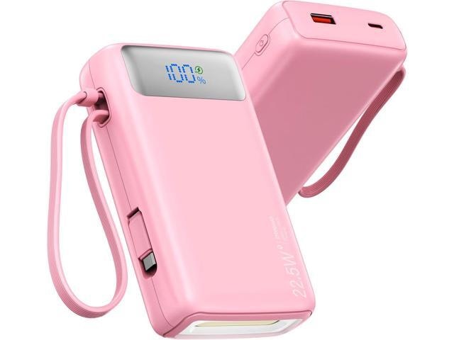 27,000mAh Portable Charger Power Bank with Built-in Cable: $62.38 27,000mAh Portable Charger Power Bank with Built-in Cable: $62.38