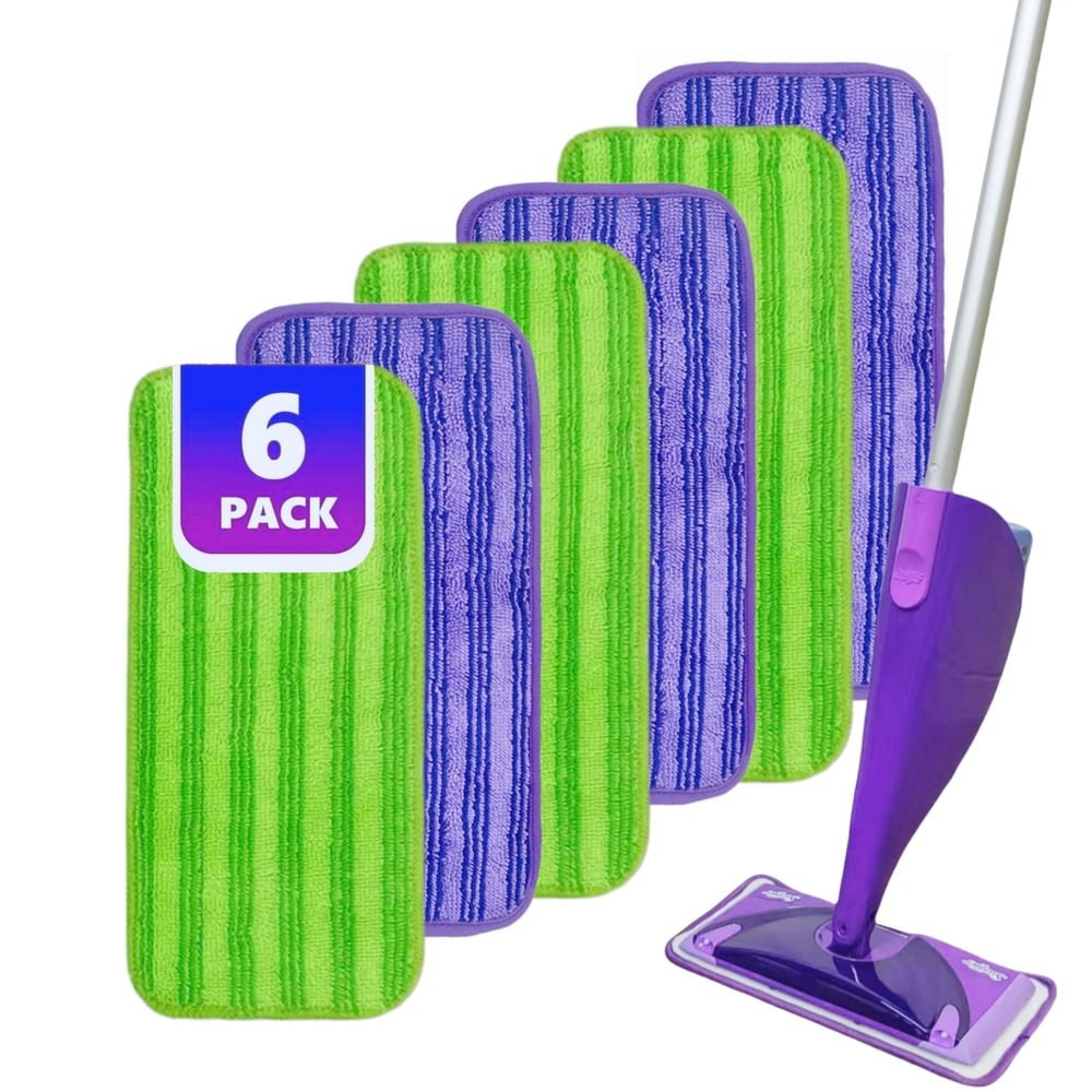 Reusable Mop Pads for Swiffer Wet Jet 6-Pack: $10.99
