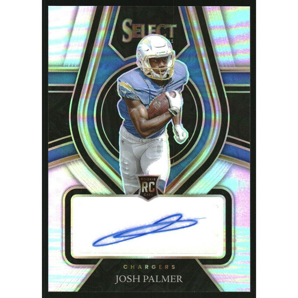 Josh Palmer 2021 Select Rookie Signatures Prizm Card /99: $22.50 Josh Palmer 2021 Select Rookie Signatures Prizm Card /99: $22.50