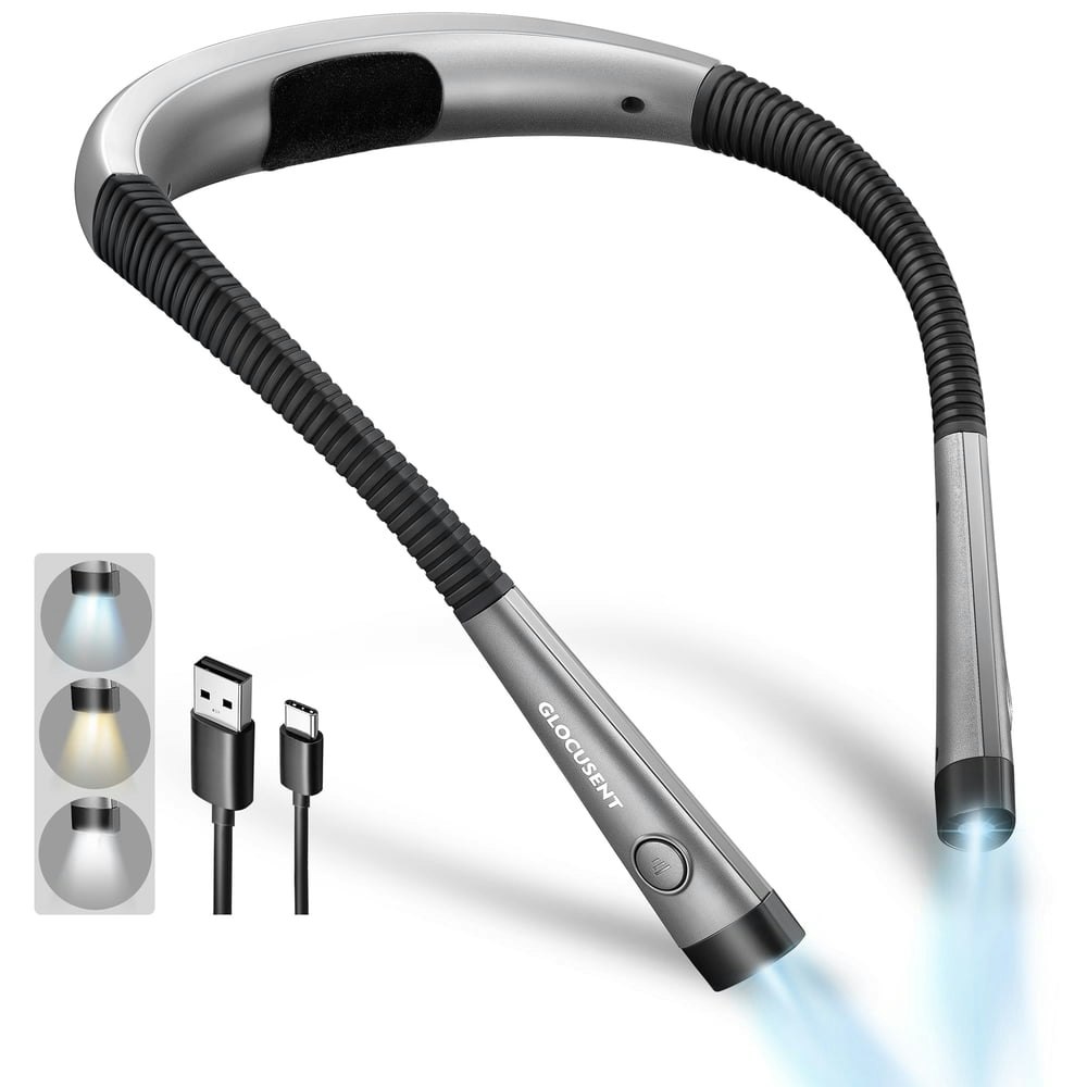 Glocusent LED Neck Reading Light: $17.66 Glocusent LED Neck Reading Light: $17.66