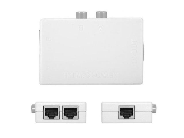 Cablecc 2-Port RJ45 Network Switch Selector: $7.99 Cablecc 2-Port RJ45 Network Switch Selector: $7.99