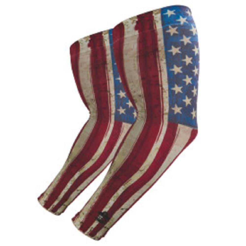 Chill-Its 6695 XL/2XL American Flag Sun Protection Arm Sleeves Pair: $16.15 Chill-Its 6695 XL/2XL American Flag Sun Protection Arm Sleeves Pair: $16.15