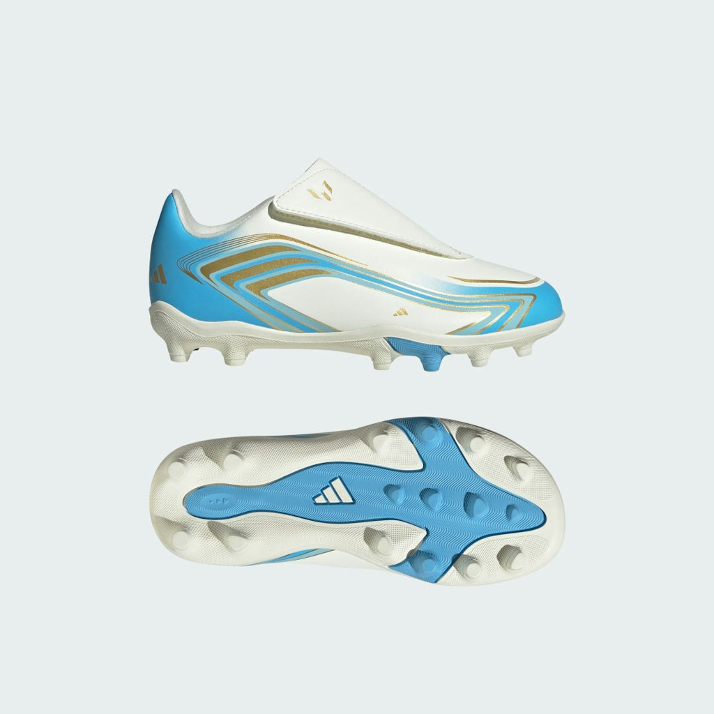 Adidas F50 Messi Club Velcro Firm Ground Multi Ground Soccer Cleats Kids: $55 Adidas F50 Messi Club Velcro Firm Ground Multi Ground Soccer Cleats Kids: $55