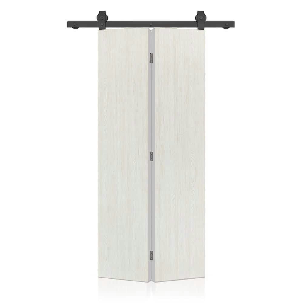 20x84-Inch Hollow Core White Composite Bi-Fold Barn Door Kit: $399.95 20x84-Inch Hollow Core White Composite Bi-Fold Barn Door Kit: $399.95