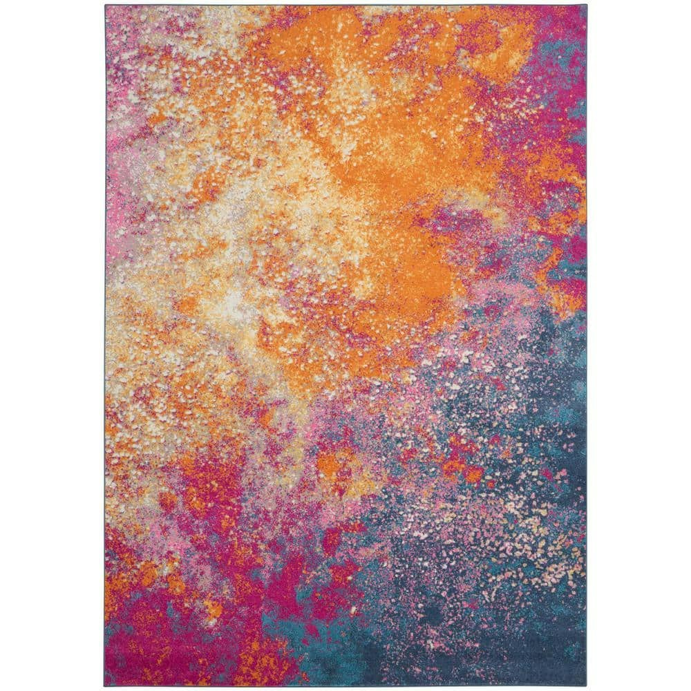Passion Sunburst 2x6-Foot Vintage Kitchen Runner Rug: $33.24