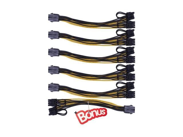 PCIe 6-Pin to Dual 8-Pin Graphics Card Power Adapter Cable: $61.89 PCIe 6-Pin to Dual 8-Pin Graphics Card Power Adapter Cable: $61.89