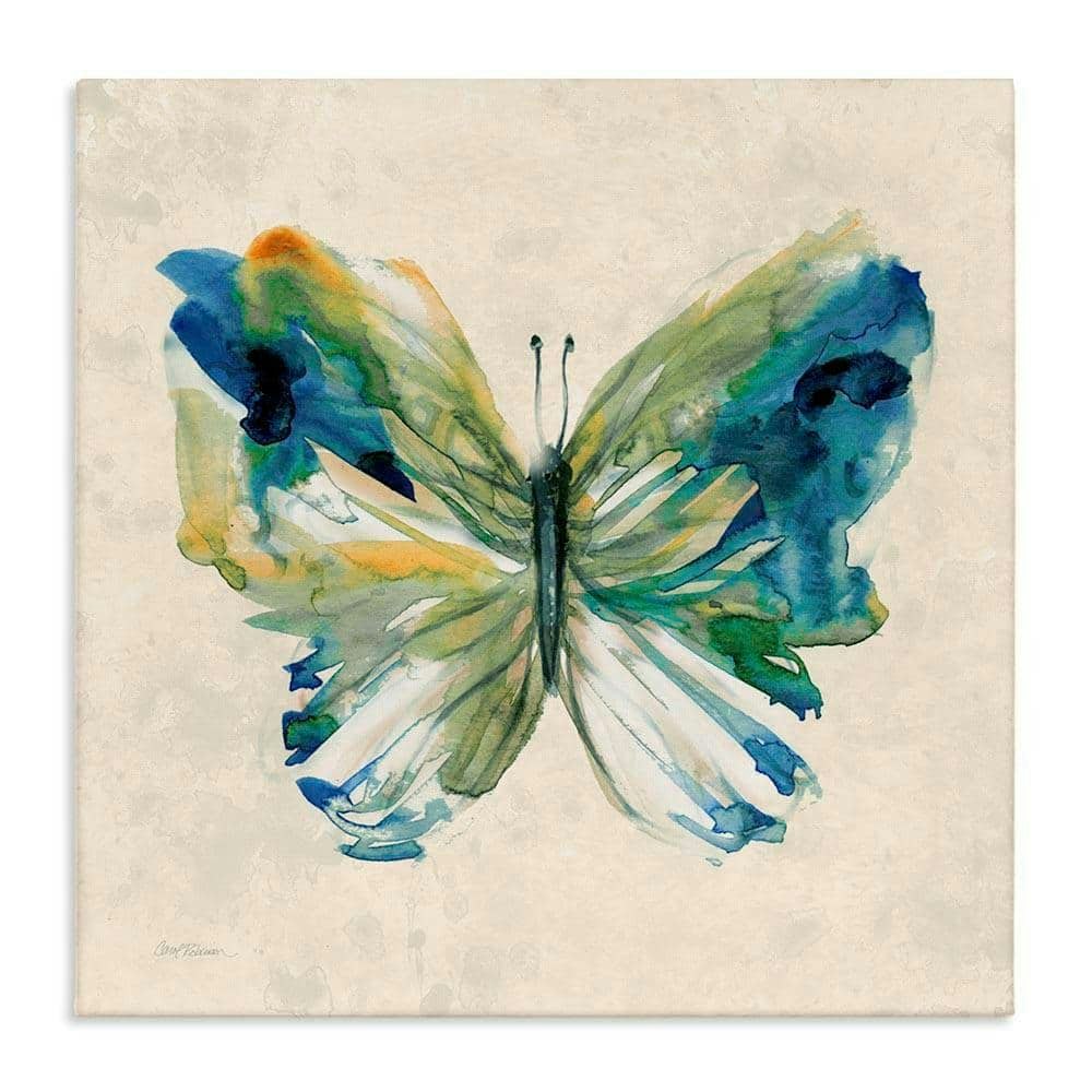 Vivid Abstract Butterfly Wings by Carol Robinson Art Print 17" x 3": $43.45
