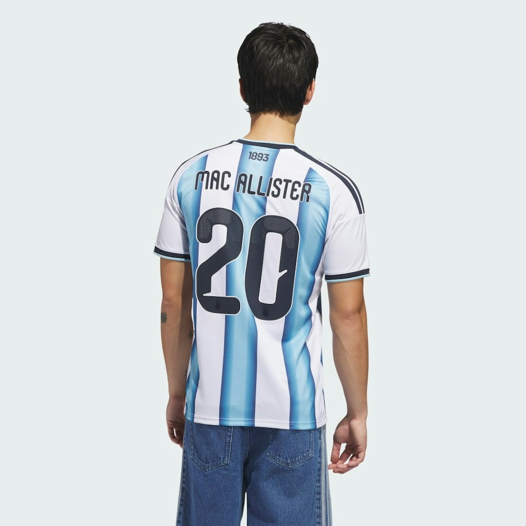 Argentina 2026 Home Mac Allister Jersey: $130 Argentina 2026 Home Mac Allister Jersey: $130
