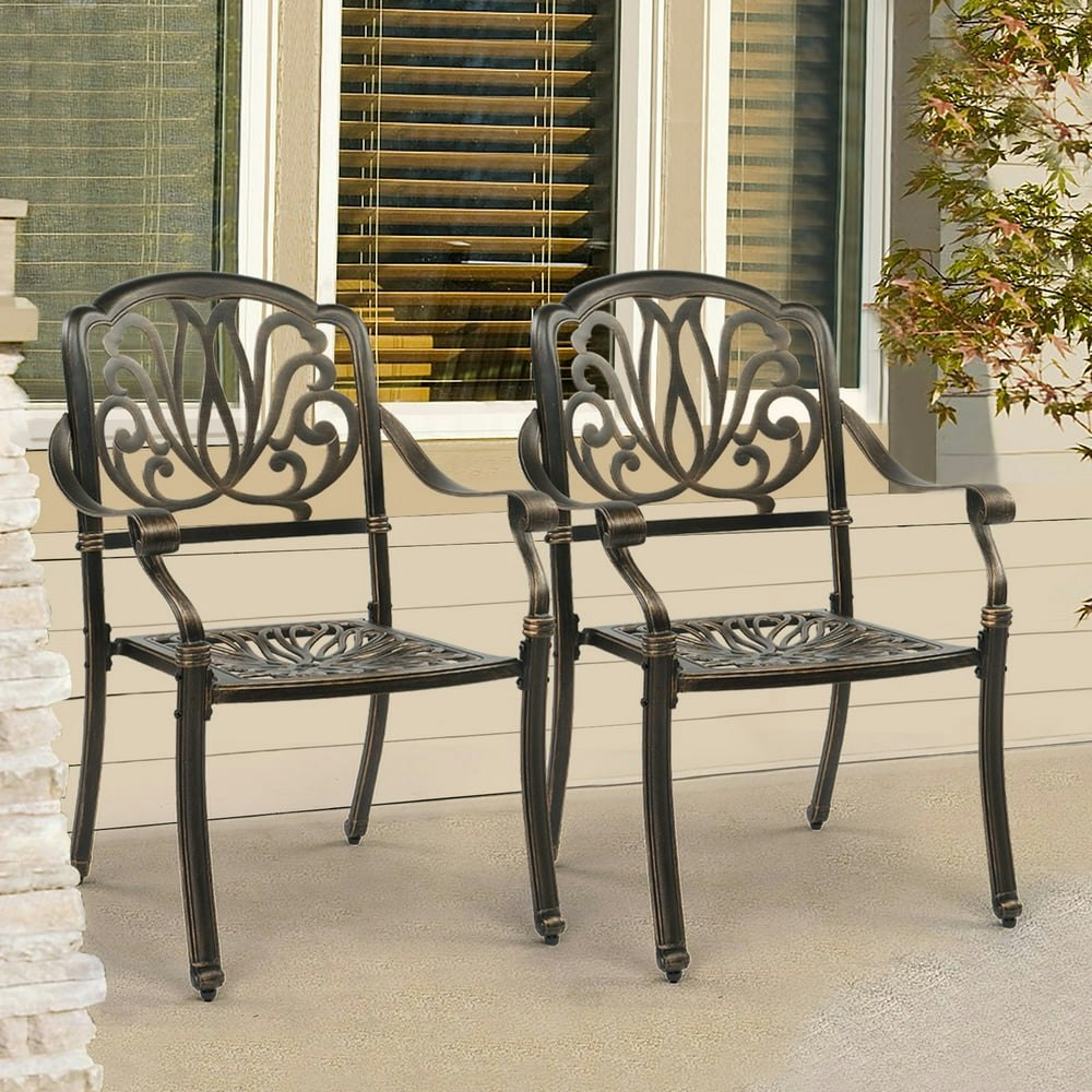 Ktaxon Outdoor Cast Aluminum Dining Chair 2-Pack: $116.99 Ktaxon Outdoor Cast Aluminum Dining Chair 2-Pack: $116.99