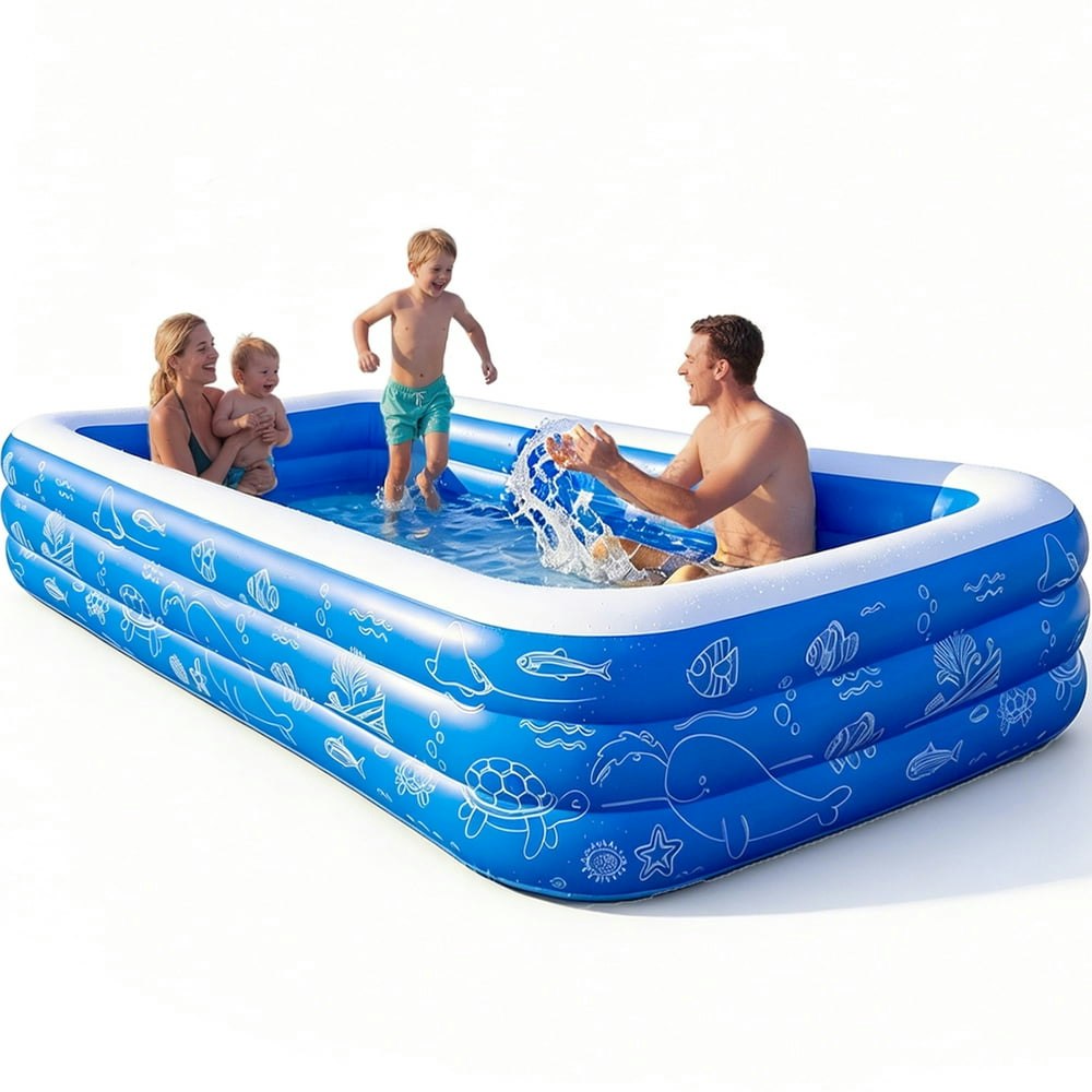 120\" x 68\" x 22\" Inflatable Family Swimming Pool: $52.76 120\" x 68\" x 22\" Inflatable Family Swimming Pool: $52.76