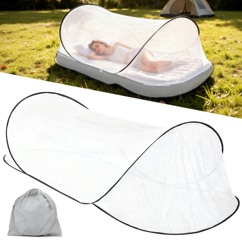 TSV Portable Pop-Up Mosquito Net Tent 78" x 31" x 22": $19.99