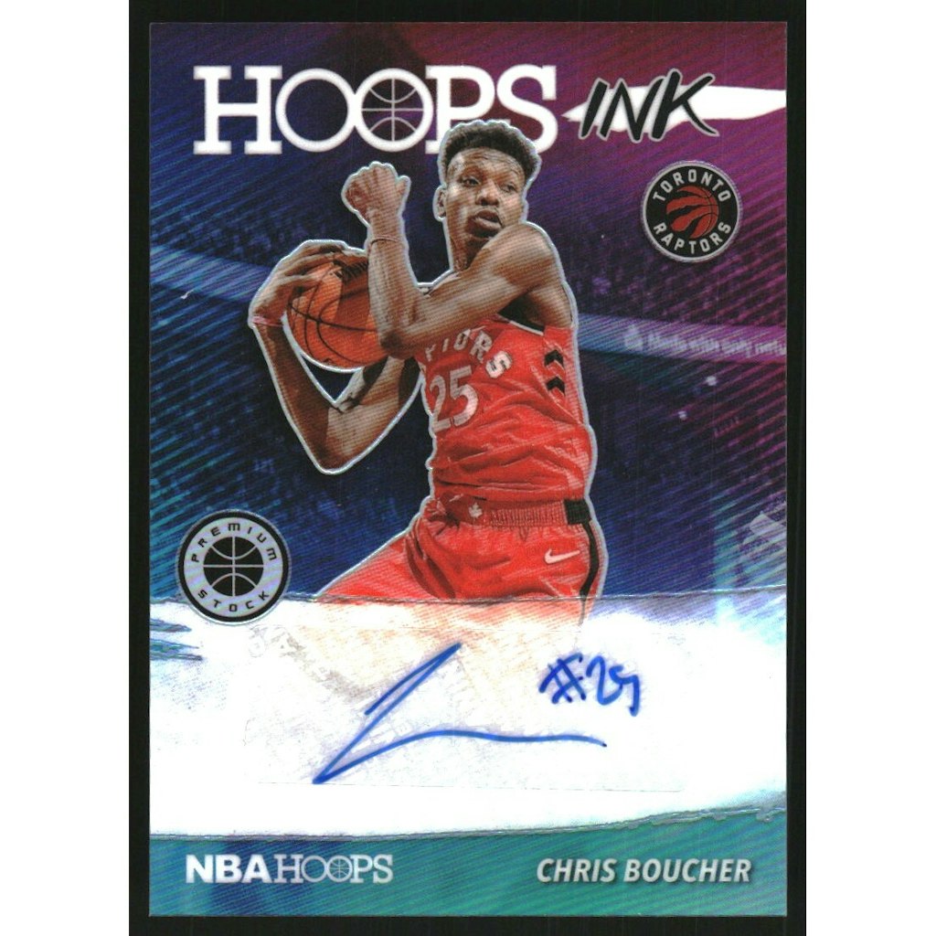 2019-20 Hoops Premium Stock Hoops Ink Chris Boucher Trading Card: $13.50 2019-20 Hoops Premium Stock Hoops Ink Chris Boucher Trading Card: $13.50