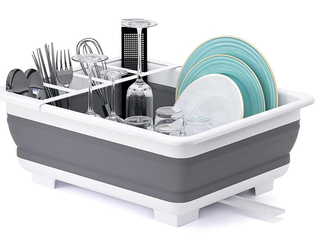 Thanstar Collapsible Dish Drying Rack: $15
