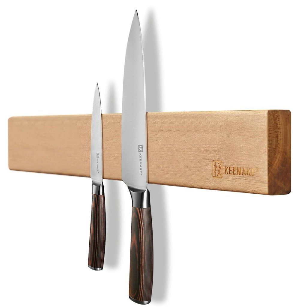 Acacia Wood 16" Magnetic Knife Holder: $9.40