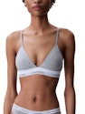 Calvin Klein Women's Modern Cotton Lightly Lined Triangle Wireless Bralette for $14 + free shipping w/ Prime
