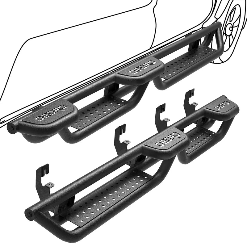 Oedro 6" Dual Convex Platform Running Boards for Chevy Colorado and GMC Canyon Crew Cab: $295.99