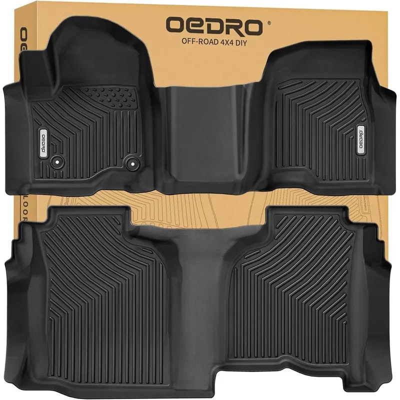 Oedro Floor Mats for Chevrolet Silverado and GMC Sierra Double Cab: $97.50