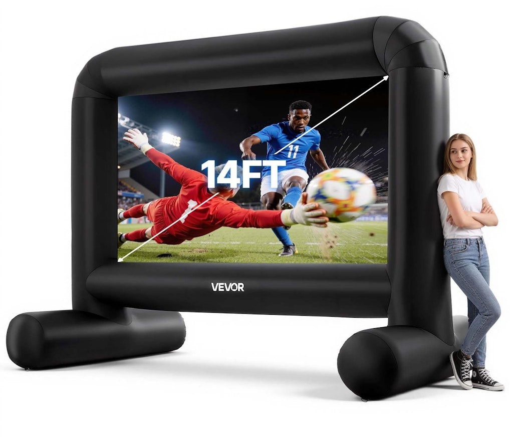 Vevor 14-Foot Inflatable Movie Screen: $67 Vevor 14-Foot Inflatable Movie Screen: $67