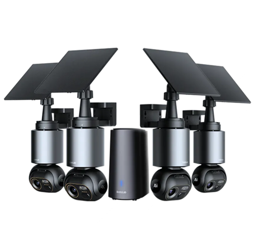 Botslab W510 4K AI 4-Security Camera Kit for $319.20