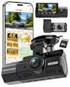 Eivikga 4K 3-Channel 64GB Dash Cam Bundle for $55 + free shipping