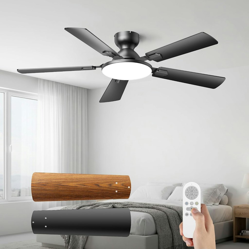 Homelist 52" Low Profile Ceiling Fan : $71.99