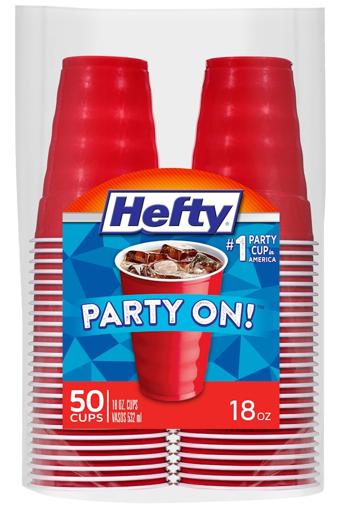 Hefty Party On Disposable Plastic Party Cup 50-Pack: $3.80 via Sub. & Save