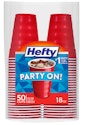 Hefty Party On Disposable Plastic Party Cup 50-Pack for $3.80 via Sub. & Save + free shipping w/ Prime