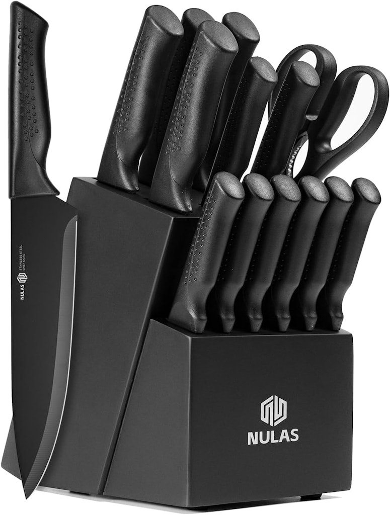Nulas 15-Piece Kitchen Knife Set: $29.99