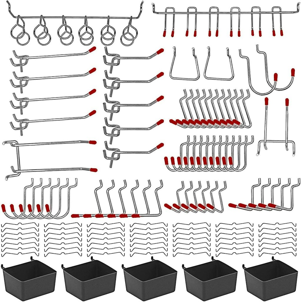 Wen 114-Piece Workbench Pegboard Accessory Kit: $14