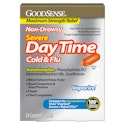 GoodSense 24-Count Daytime Severe Cold & Flu Relief Caplets for $7.30 w/ Subscribe & Save + free shipping w/ Prime