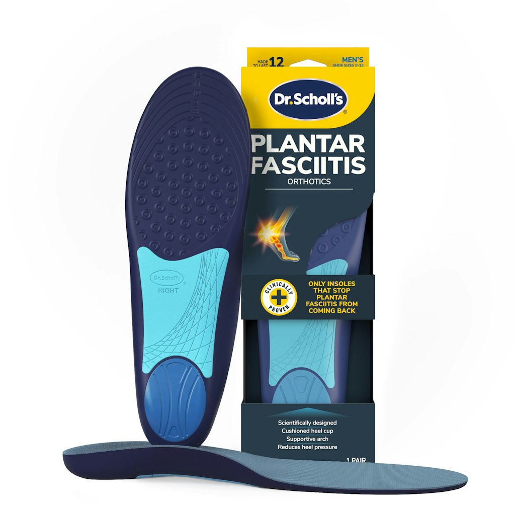 Dr. Scholl's Plantar Fasciitis Relief Orthotic Insoles for Men: $9.73 w/ Subscribe & Save