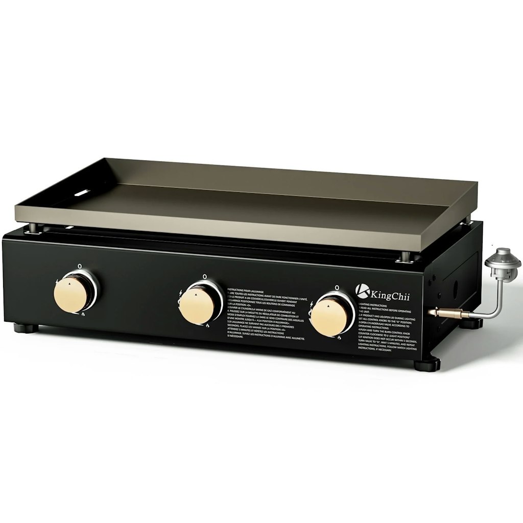 KingChii 3-Burner 27" Tabletop Propane Griddle : $126 