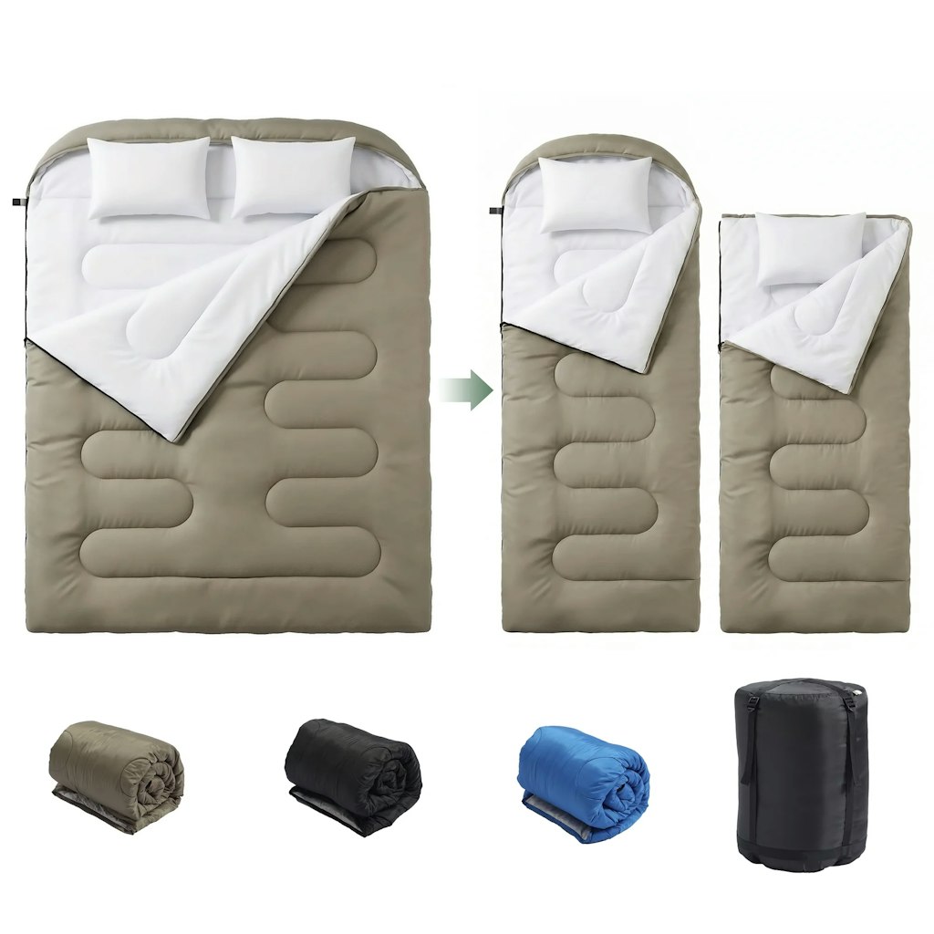 Concetta Lightweight Double Sleeping Bag for Adults : $32