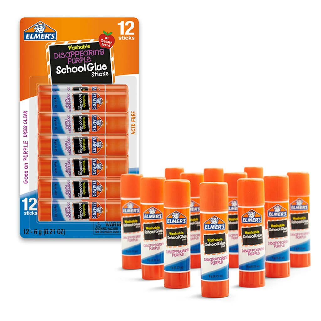 Elmer's Disappearing Purple Glue Sticks 12-Pack: $4.47